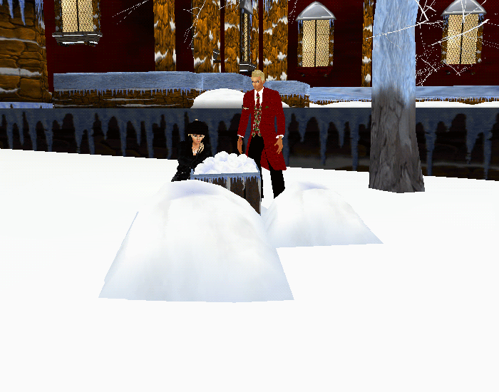(RB71) Christmas/Winter Village Bundle - Snow Ball Fight!