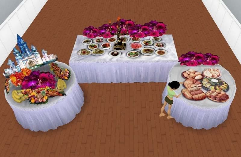 (RB71) Wedding Buffett Table