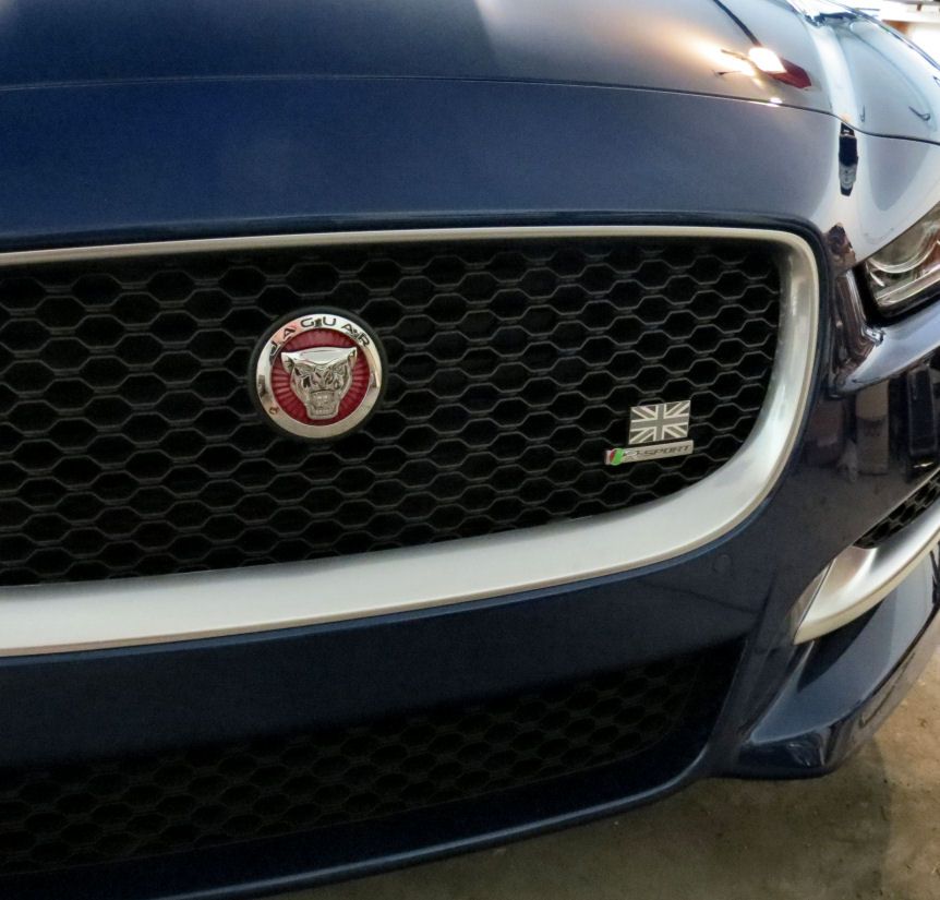 jaguar xe front grill