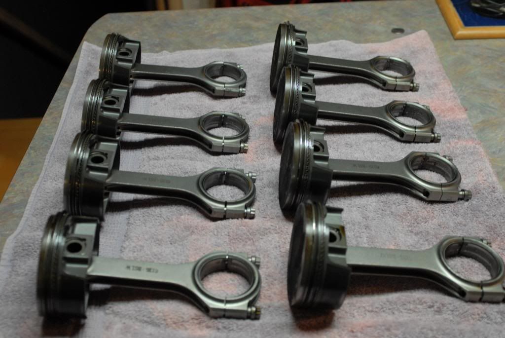 Lightly Used Mahle Pistons and Eagle Rods CorvetteForum