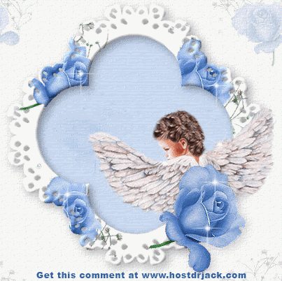 angel and blue rose Pictures, Images and Photos