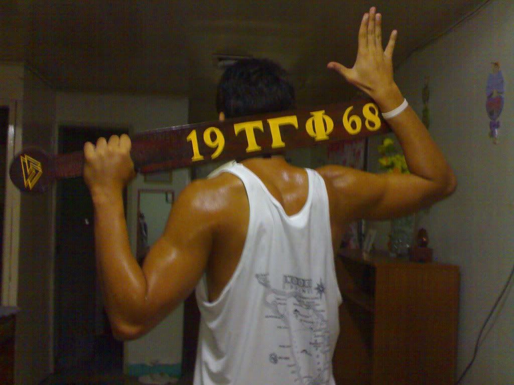 tau gamma phi hazing shape