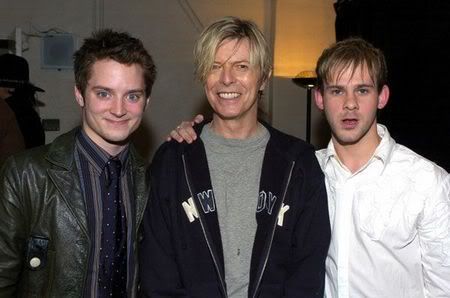 Dom, Elijah, and David Bowie Pictures, Images and Photos
