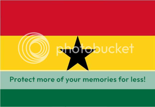 FLAG of GHANA FRIDGE MAGNET  