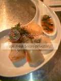 Dumplings with Quail egg sauce