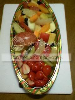 Mixed Fruit with Honey-Sugar Glaze