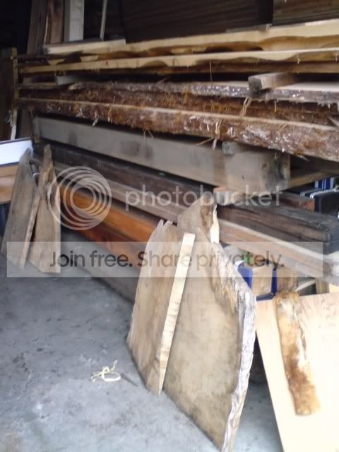 Wood ready to be processed