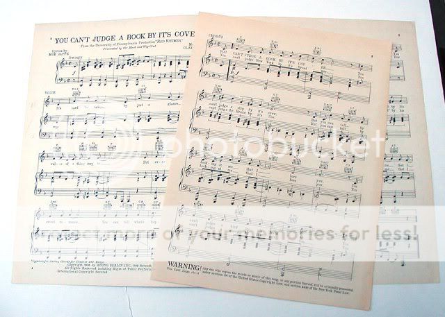 of P 1936 Sheet Music Red Rhumba Mask Wig Moe Jaffe 2  