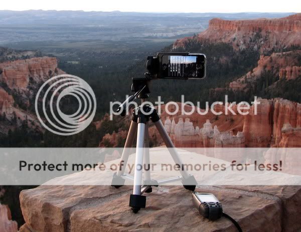 Here I am using it at Bryce Canyon for a Timelapse Sunrise Video