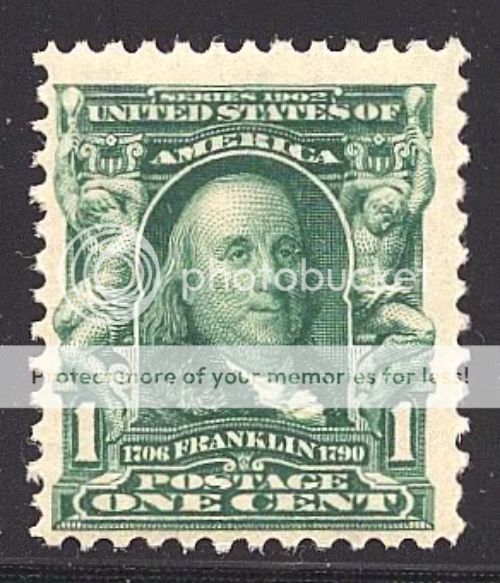 300 VF MNH OG BEN FRANKLIN STAMP SERIES of 1902 (REM #300 072)  